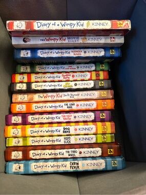 Diary of a Wimpy Kid Boxed Book Set by Kinney - Multi-Color Collection